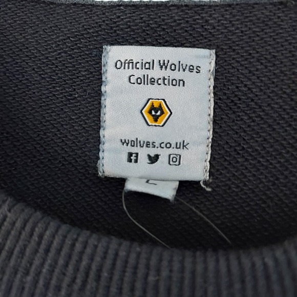 NWOT Wolverhampton Wanderers Wolves F.C. Track Suit Large Black White Team Gear‎ - Picture 8 of 16